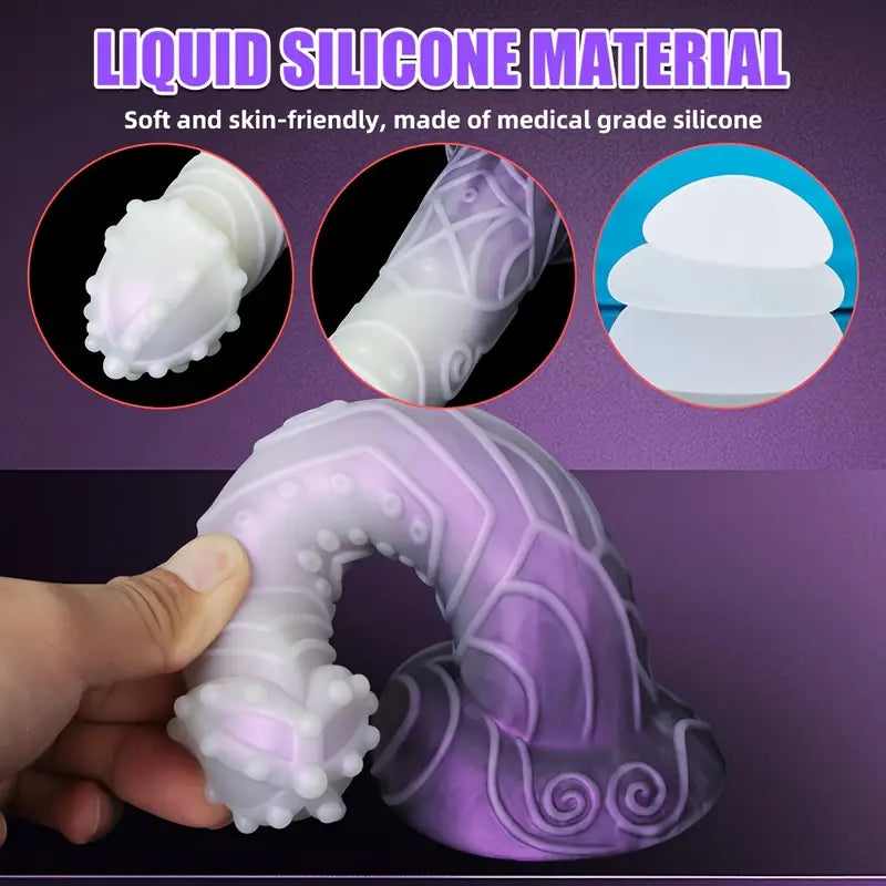 Alien Silicone Monster Dildo With Raised Points Non-Electric Intimate Toy