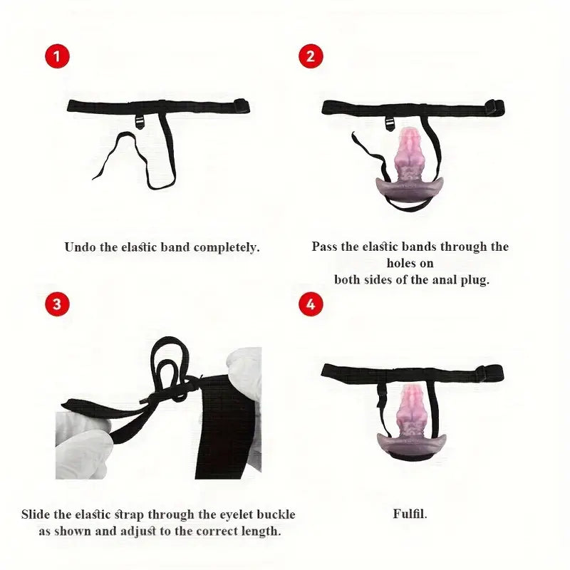 Colorful Mini Anal Plug S/M/L 3 Sizes Silicone Dildo Wearable Anal Plug