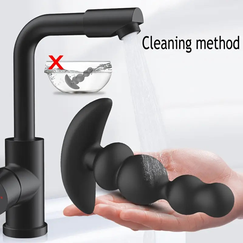 10 Vibration Modes 360° Rotation Pull Bead Style Design Anal Vibrator