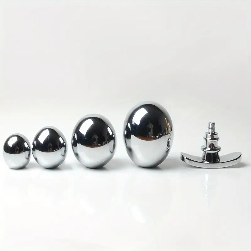 Premium Heavy Duty Metal Butt Plug Detachable G-Spot AV Massage Stick