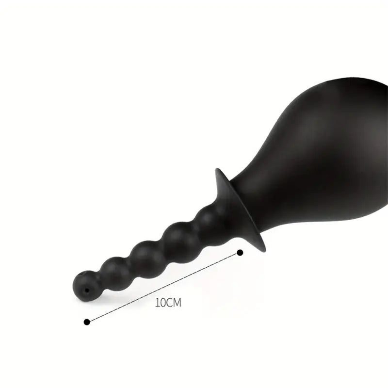 Reusable Silicone Enema Bulb With Comfort Butt Plug Easy Grip Bulb
