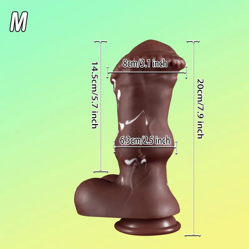 8.7inch Horse Anal Sex Toy Anal Plug Trainer Soft Animal Anal Dilator