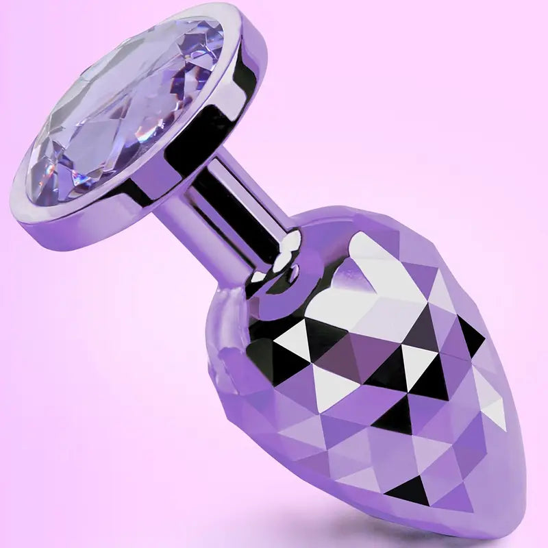 Luxury Geometric Diamond Design Reusable Durable Metal Anal Plug