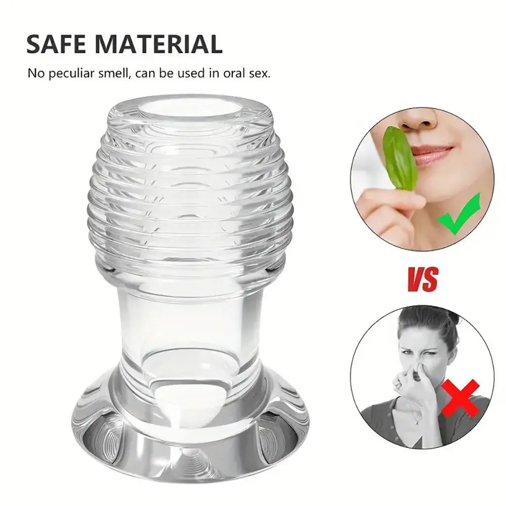 Anal Plug Hollow Butt Plug With Stopper Capacity Enema Anus Cleaner