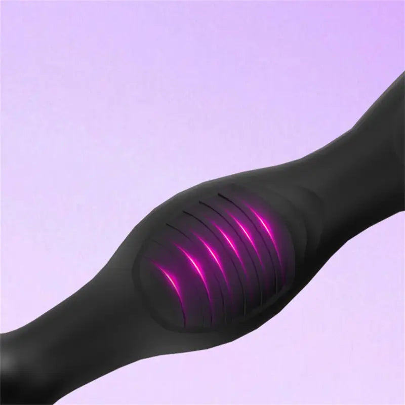 Silicone Inflatable Anal Plug With Textured Surface Long Friction Butt Plug