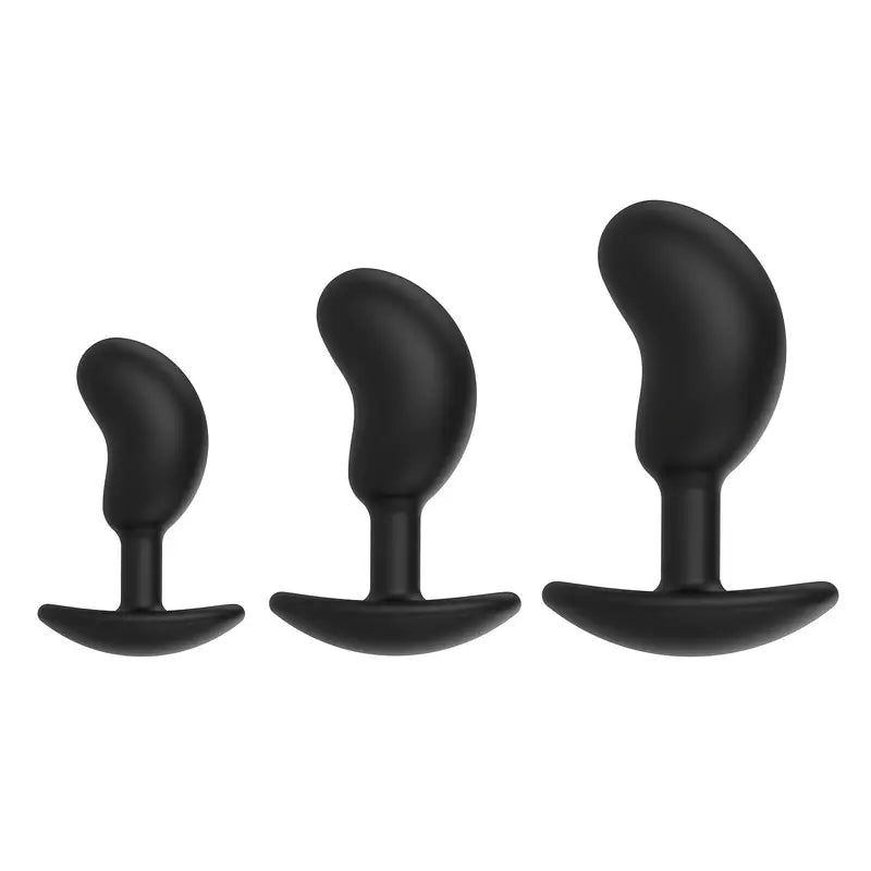 Ergonomic Silicone Anal Plug G-Spot Stimulator Prostate Massager For Men