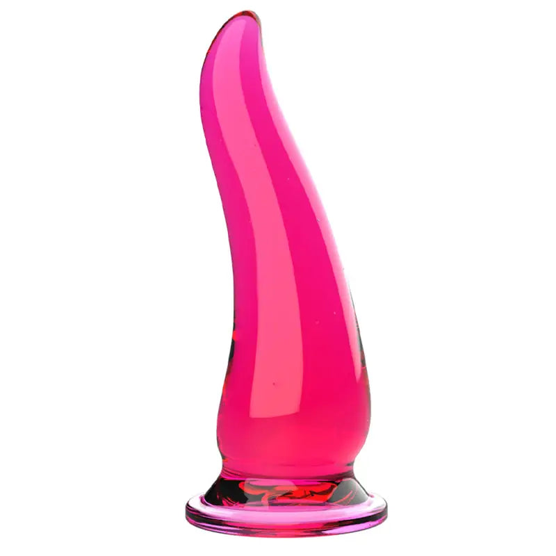 Clear TPR Anal Plug Trainer With Strong Suction Cup Body-Safe Erotic Toy