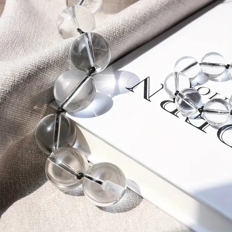 Unisex Sexy Toys Backyard Stimulating Anal Plug Crystal Pulling Beads