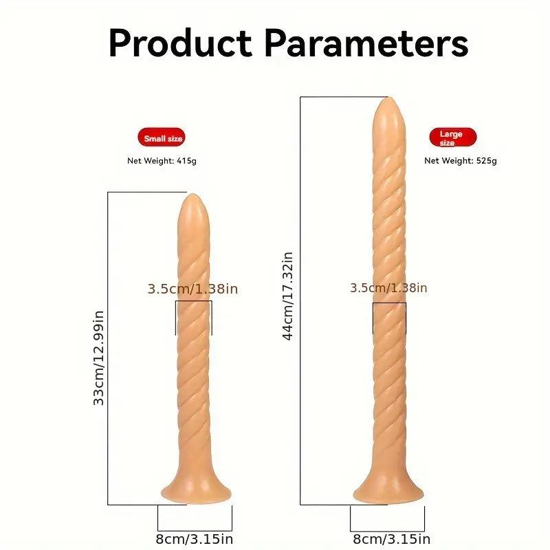 Spiral Twist Soft Butt Plug Suitable For Both Men Women Adult Toy
