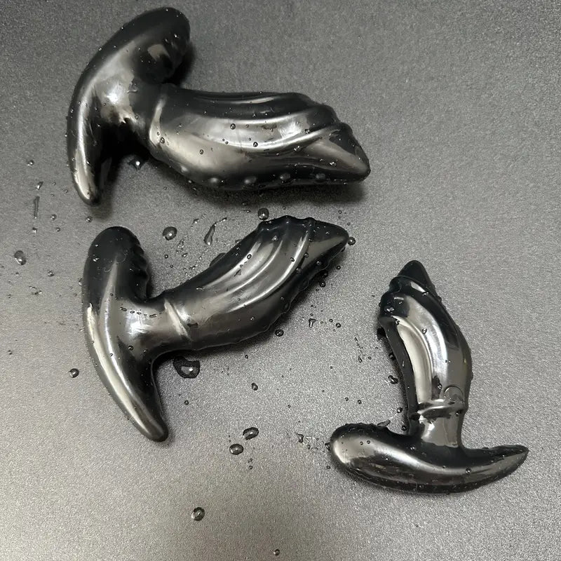 Mute Male Anal Prostate Massager Shark Anal Plug Sex Pleasure Device