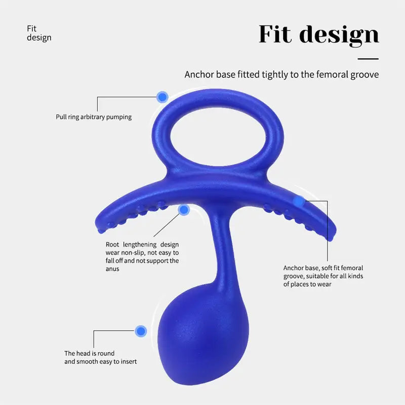 Anal Expander Pull Type Butt Plug Anal Massager G Spot Stimulator