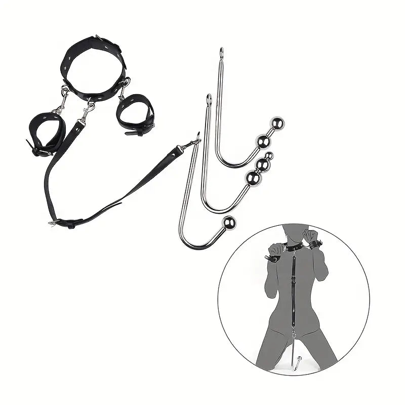 Alternative Anal Hook Set Bondage Collar Bondage Handcuffs Masturbation