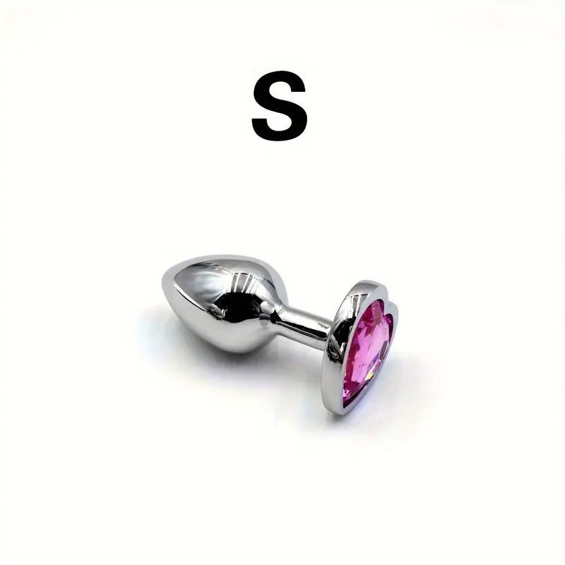 Metal Anal Plug Jewelry Base For Beginner To Expert 5 Size Butt Plug