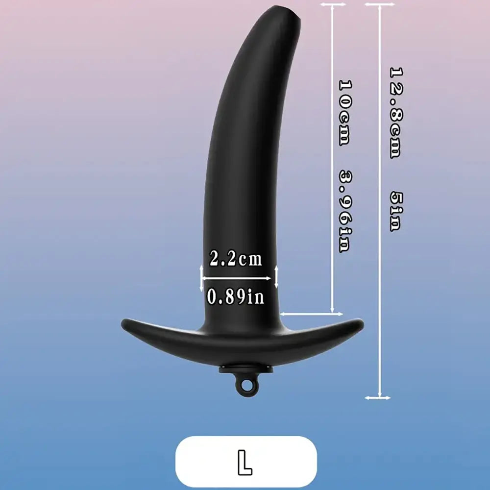 Silicone Hollow Water Filling Anal Plug Backyard Anal Dilator For Sex