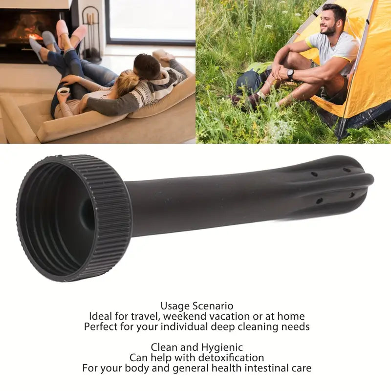 Enema Bottle Nozzle Portable Lid Threaded Silicone Douche Irrigation Plug