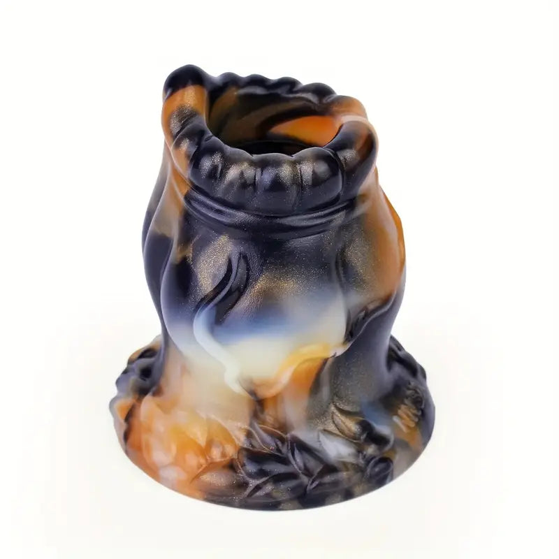 Soft Silicone Colorful Special-Shaped Hollow Peek Anal Plug For Games