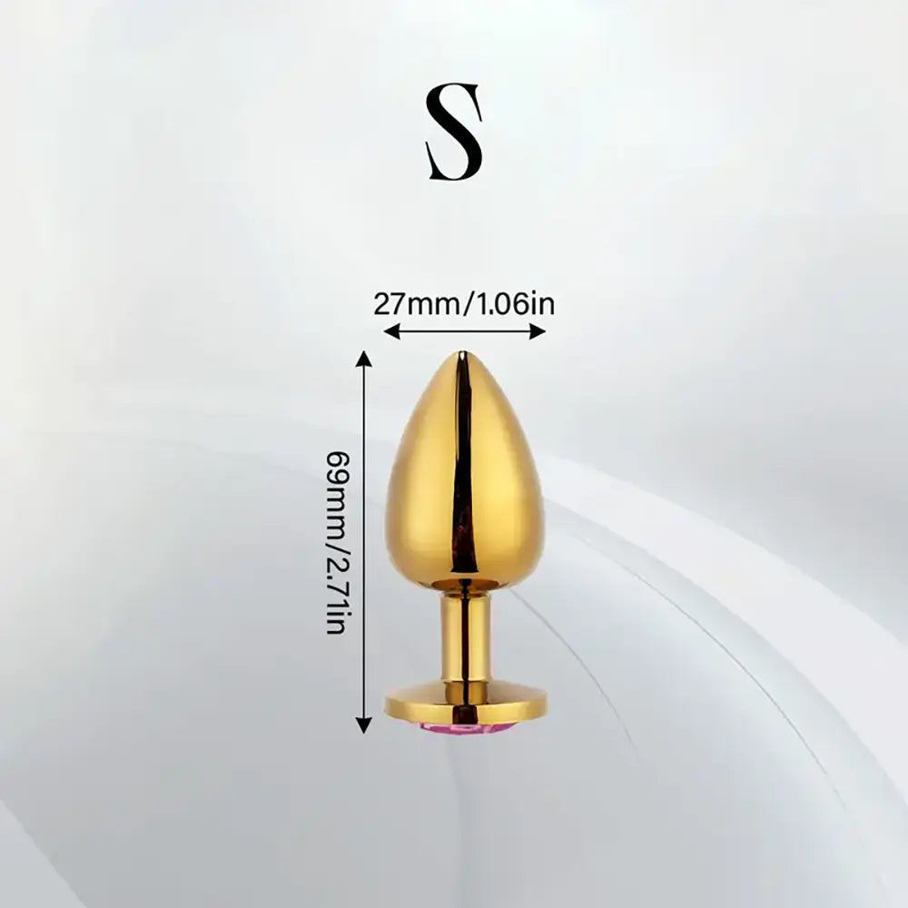 Metal Gem Anal Trainer Exercise Plug For Beginners Experienced Users