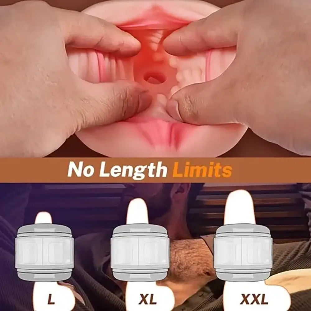 10 Vibration Anal and Vaginal 2 in 1 Handheld Automatic Masturbator