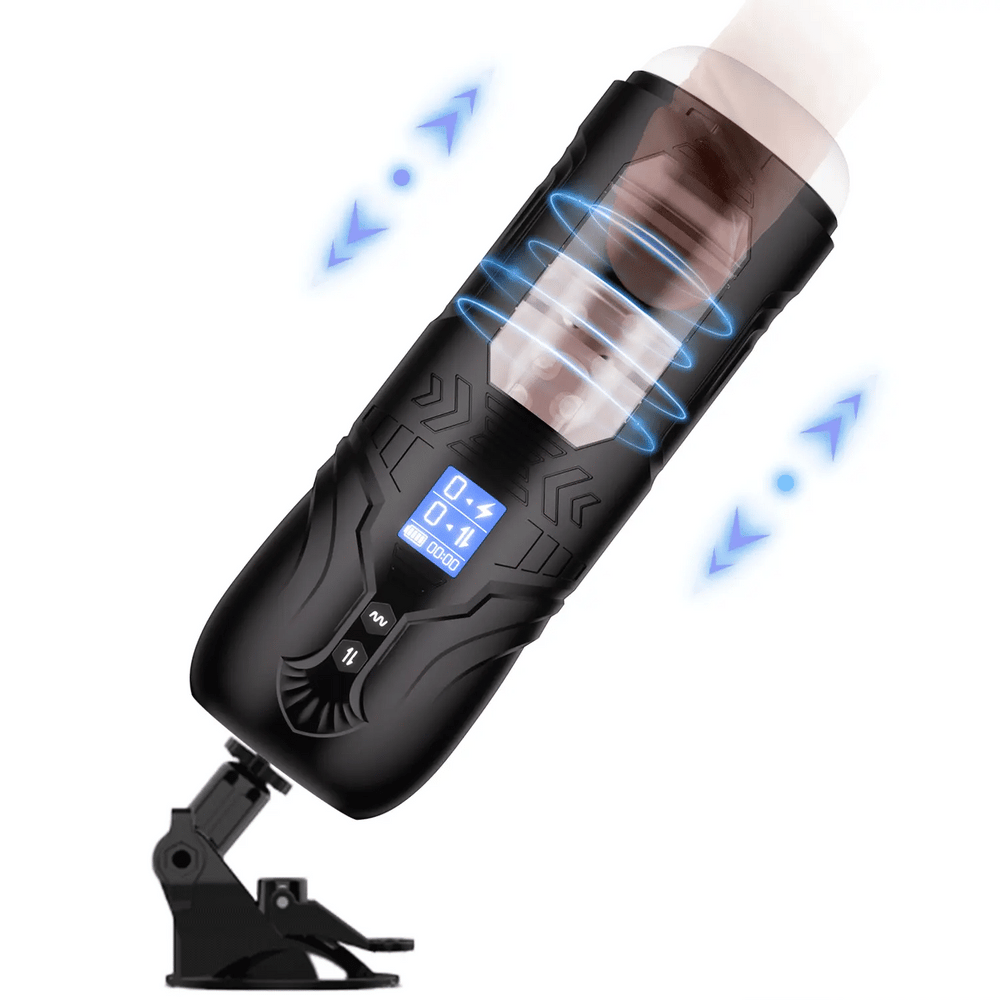 Vibrating Thrusting Rotating Auto Stroker Electric Male Masturbator