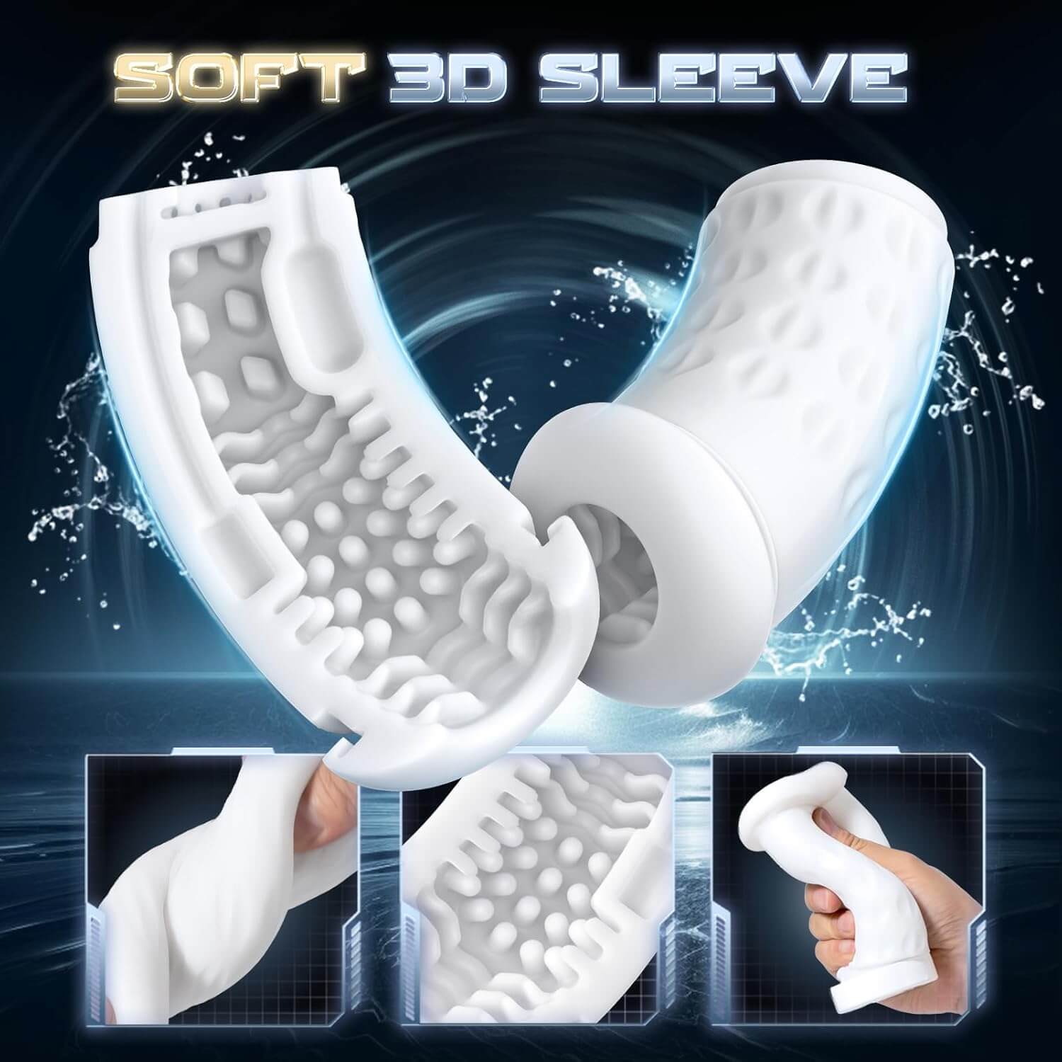 7 External Trusting Electric Vibrating Penis Trainer Auto Masturbator