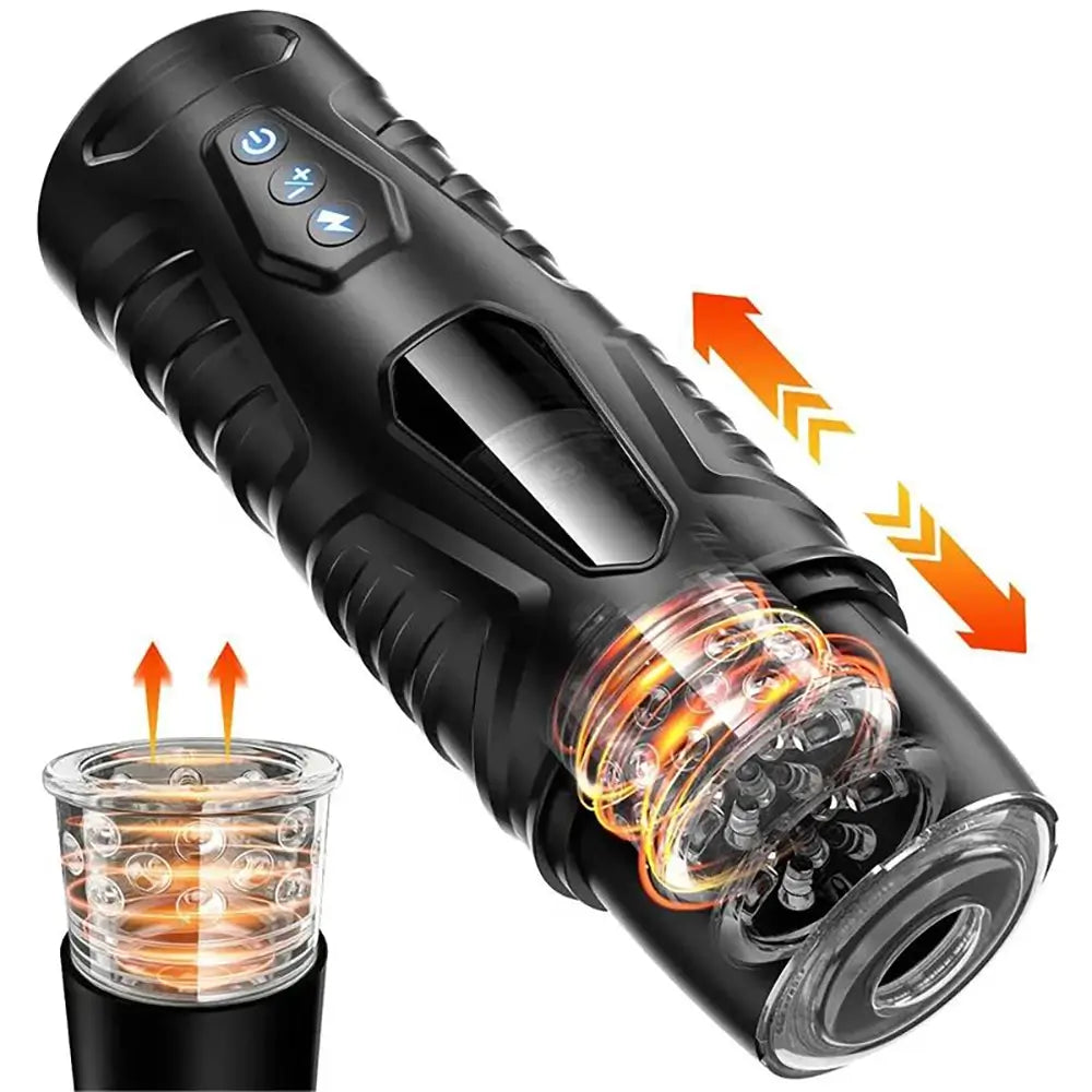 Intelligent Sucking Rotating Thrusting Electric Automatic Male Masturbator
