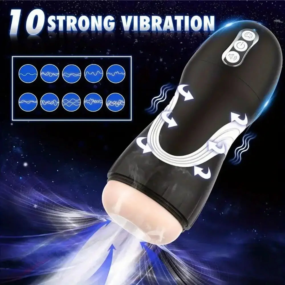 Sucking Pleasure Shaking Fast Piston Automatic Masturbator