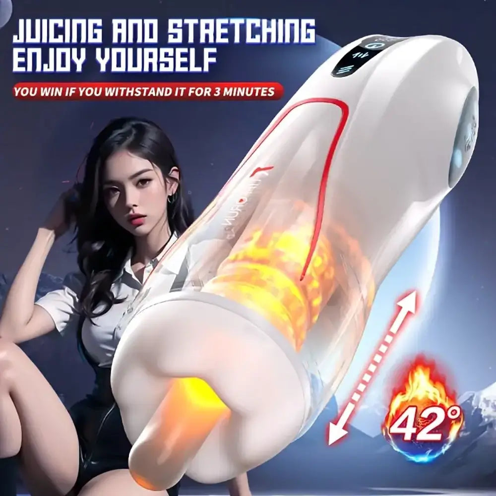 5 Types Pistons Suction Vibration Electric Automatic Masturbator