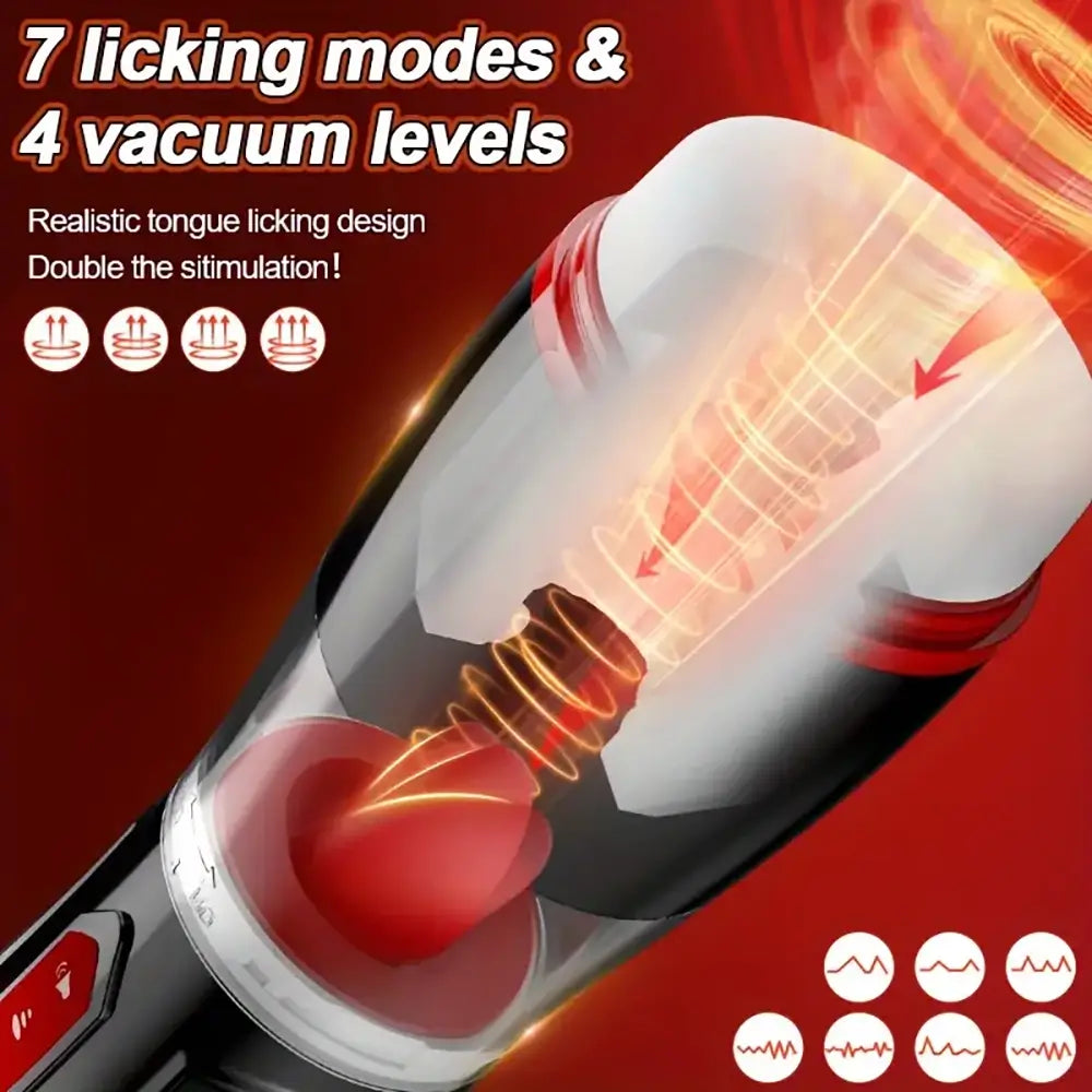 42° Constant Temperature Moaning Voice Stimulated Auto Masturbator