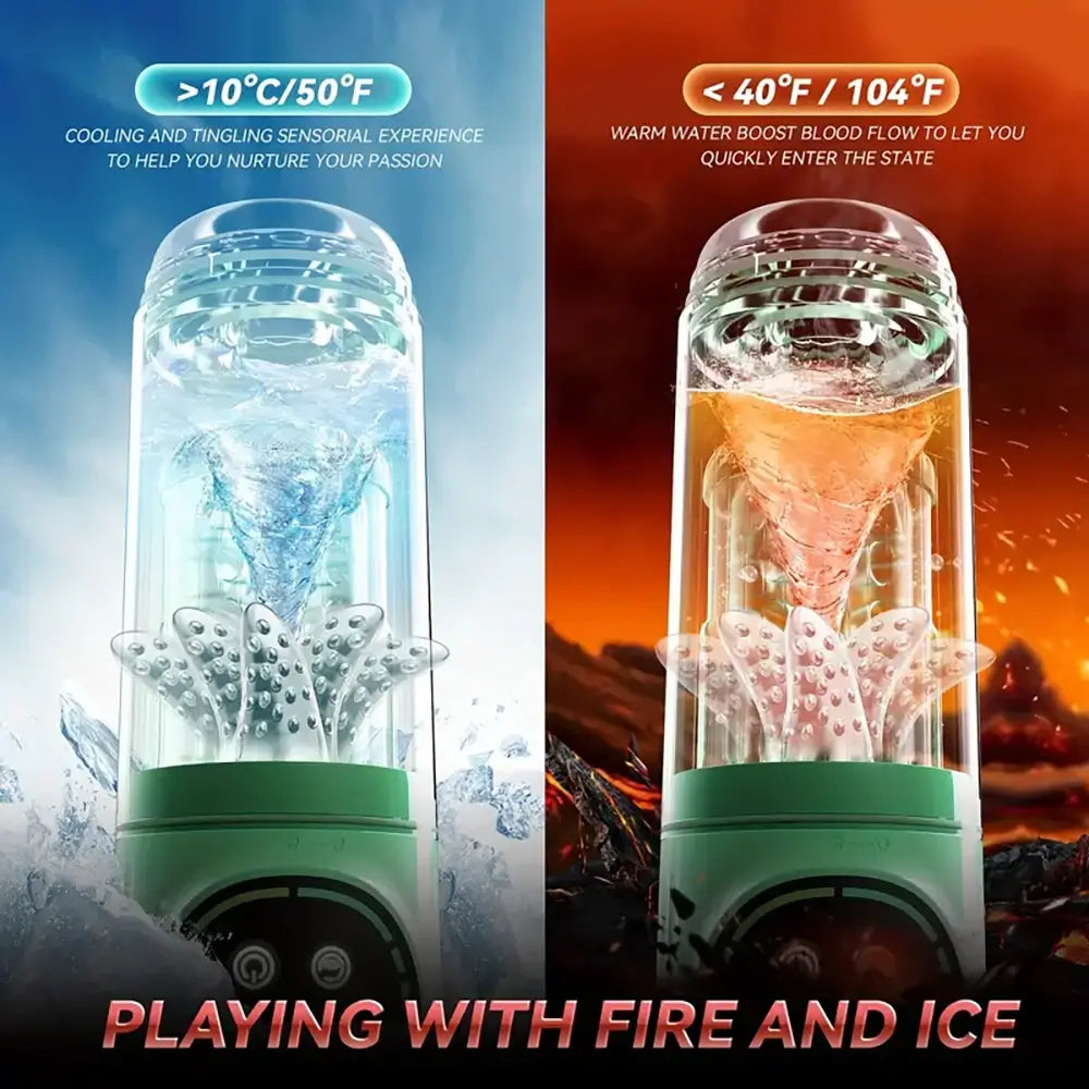 3 Pump 7 Thrusting Rotating Vibrating Sucking LCD Automatic Masturbator