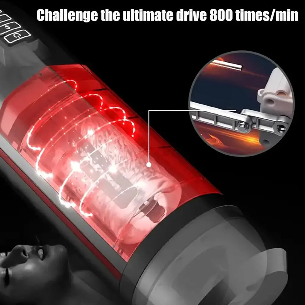 Automatic Smart Telescopic Rotary Vibrating Male Masturbator
