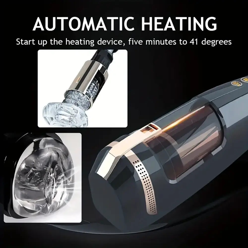 Squeezing High Speed Piston Qi Piston Rotation Stretching Masturbator