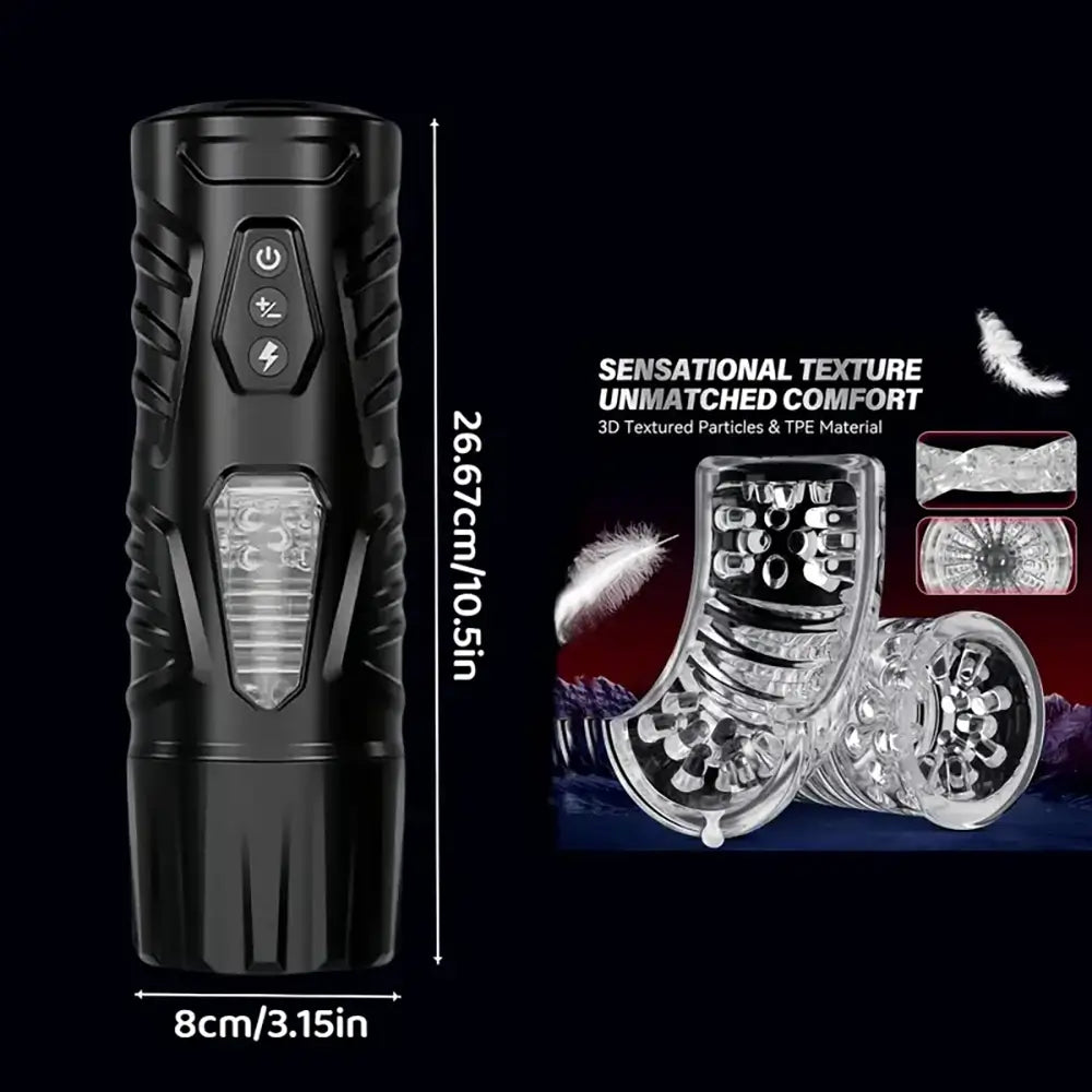 Intelligent Sucking Rotating Thrusting Electric Automatic Male Masturbator