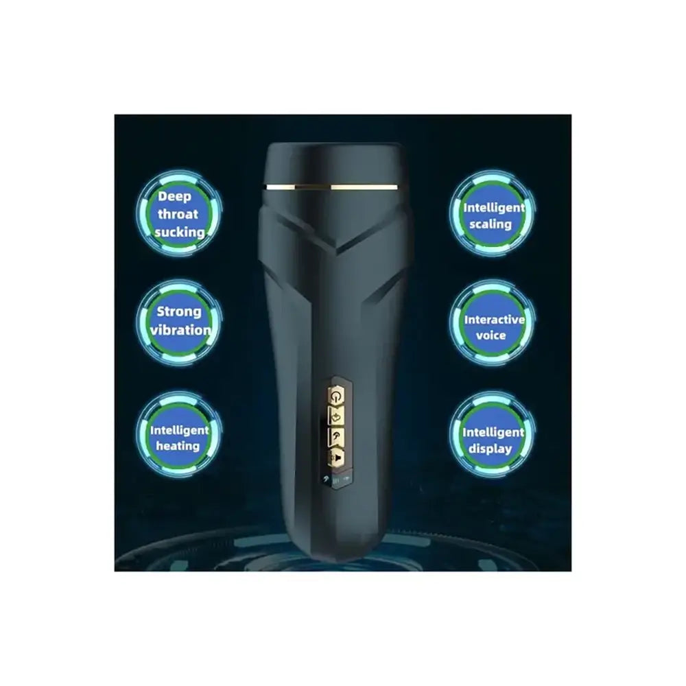Suction Thrusting LED Vacuum Electric Automatic Male Masturbator