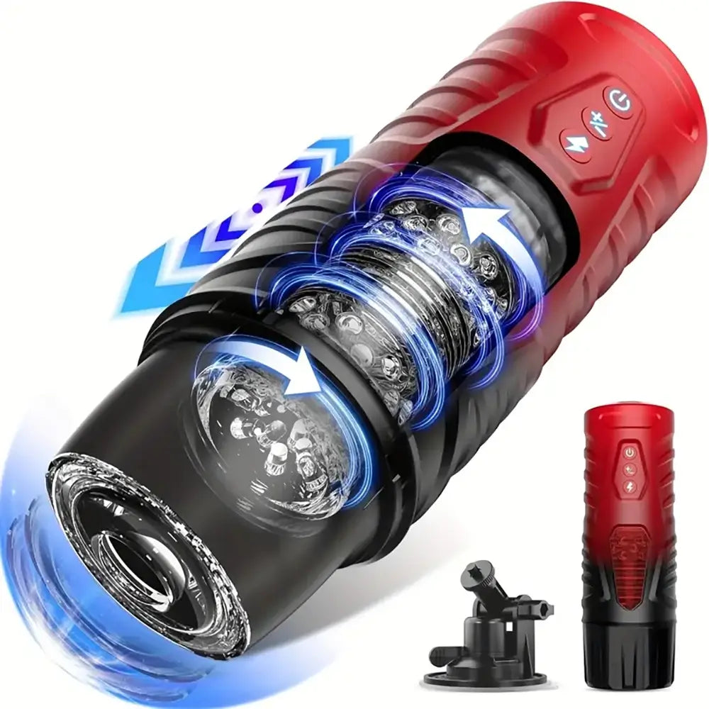 Intelligent Sucking Rotating Thrusting Electric Automatic Male Masturbator