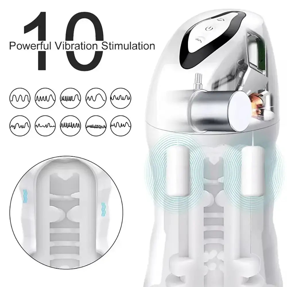 Real Automatic Sucking Male Masturbator Oral Sex Vaginal Machine