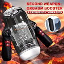 9 Telescopic Vibration LED Display Intelligent Heating Voice Masturbator