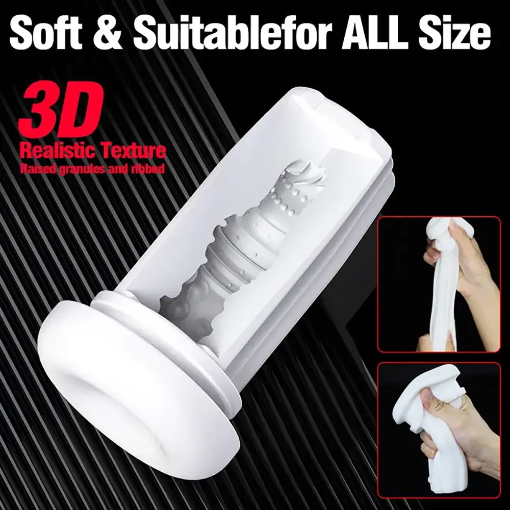 9 Sucking 9 Vibrating Modes 3D Sleeve Heating Auto Masturbator