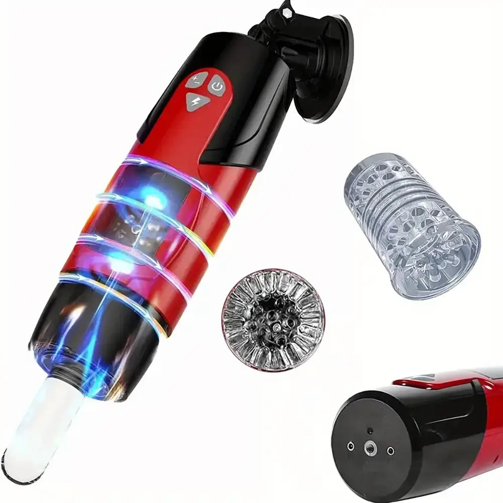 3 Thrust 7 Rotation Modes Sucking USB Rechargeable Auto Masturbator