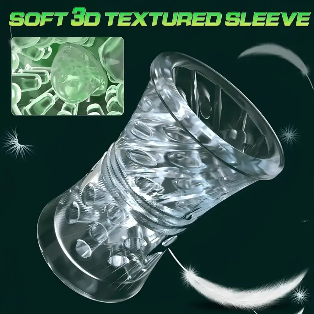 3 Pump 7 Thrusting Rotating Vibrating Sucking LCD Automatic Masturbator