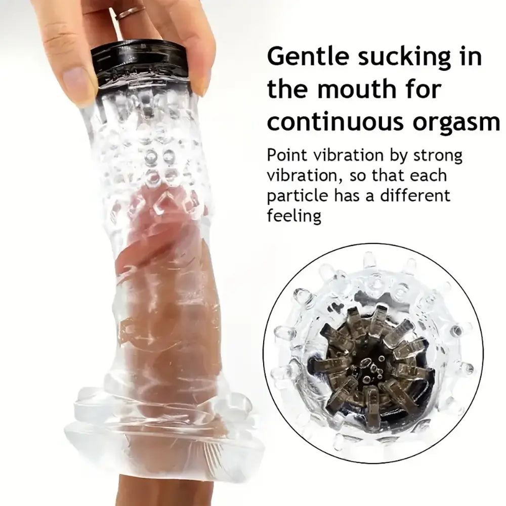 Squeezing High Speed Piston Qi Piston Rotation Stretching Masturbator