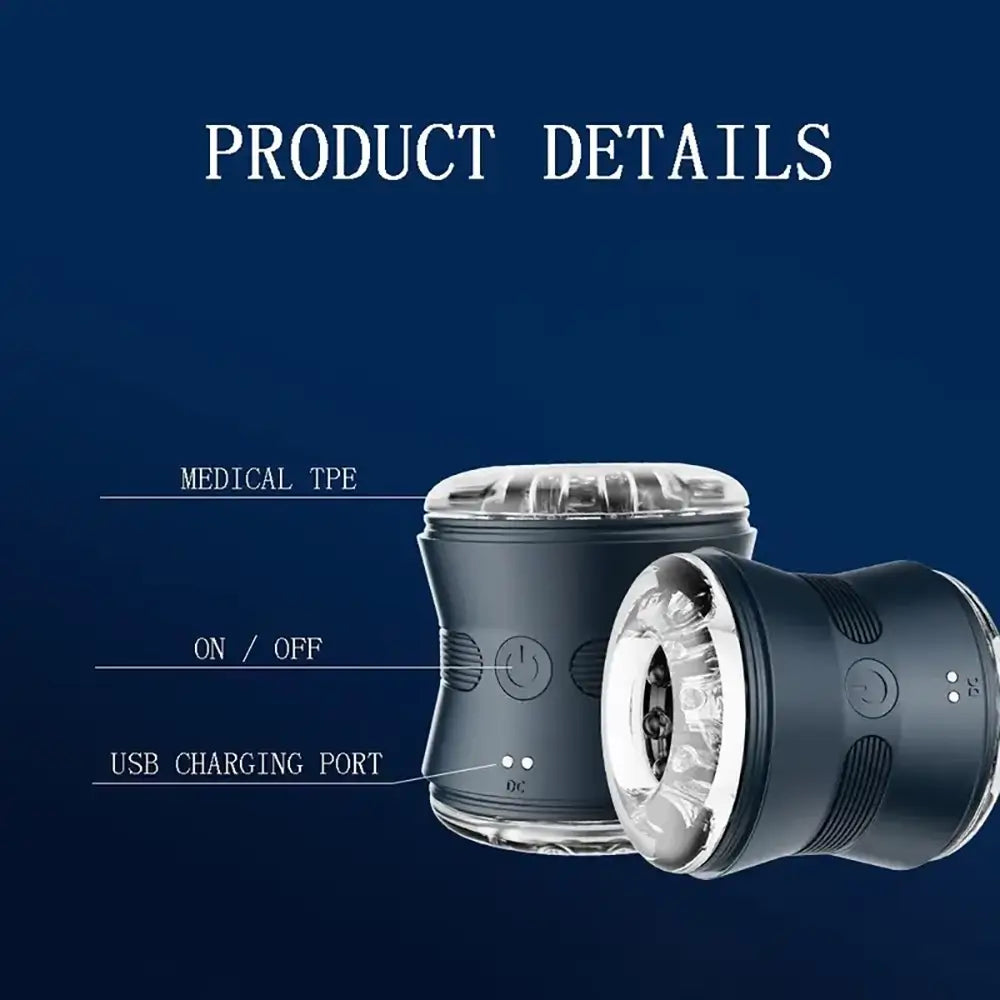 Anti-Pole Speed Function 360° Counterclockwise Rotation Masturbator