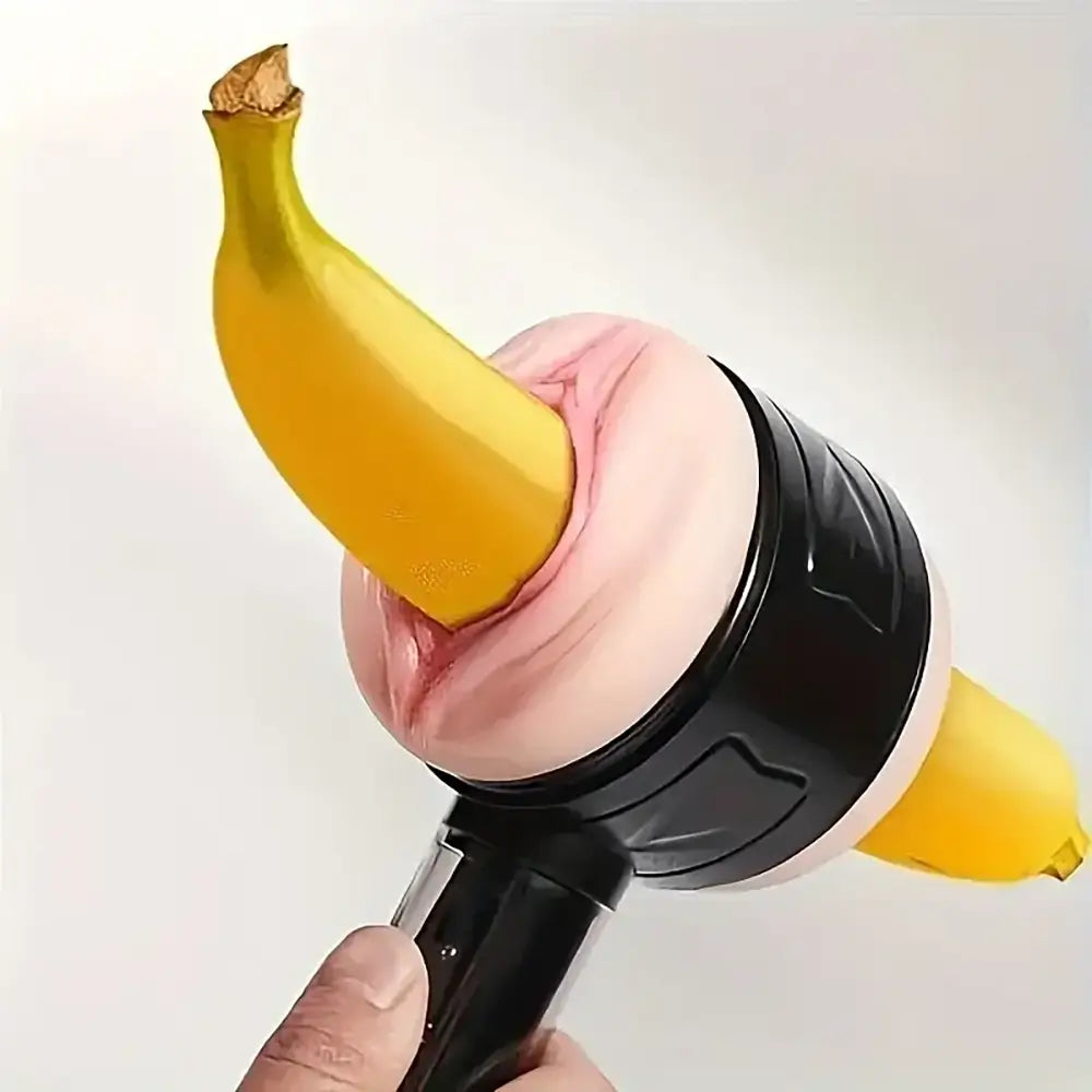 10 Vibration Anal and Vaginal 2 in 1 Handheld Automatic Masturbator