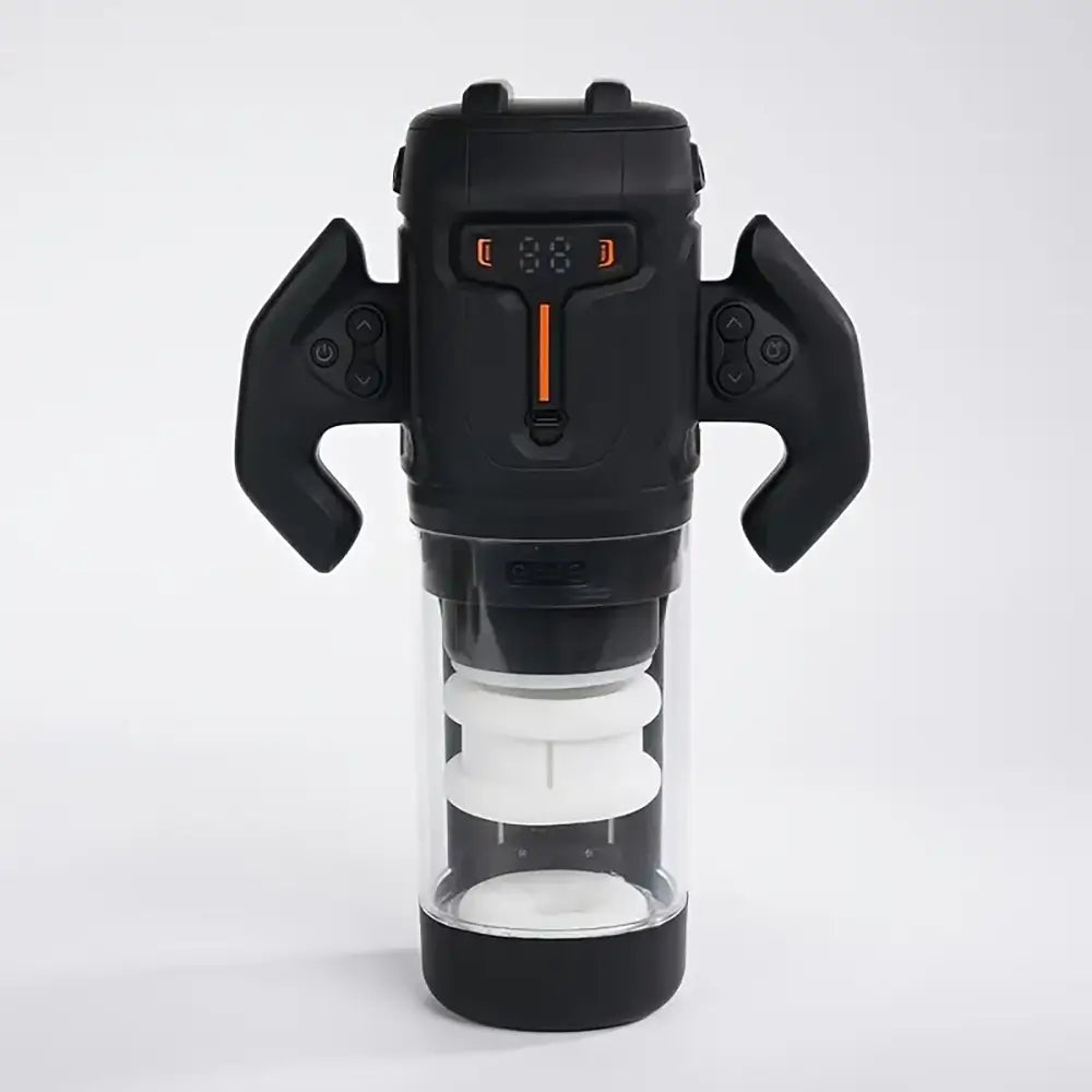 Thrusting Rotating Male Shaft Automatic Masturbator With LED Display