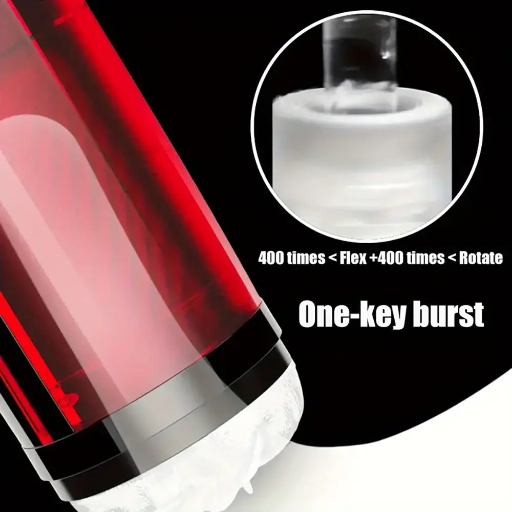 Automatic Smart Telescopic Rotary Vibrating Male Masturbator