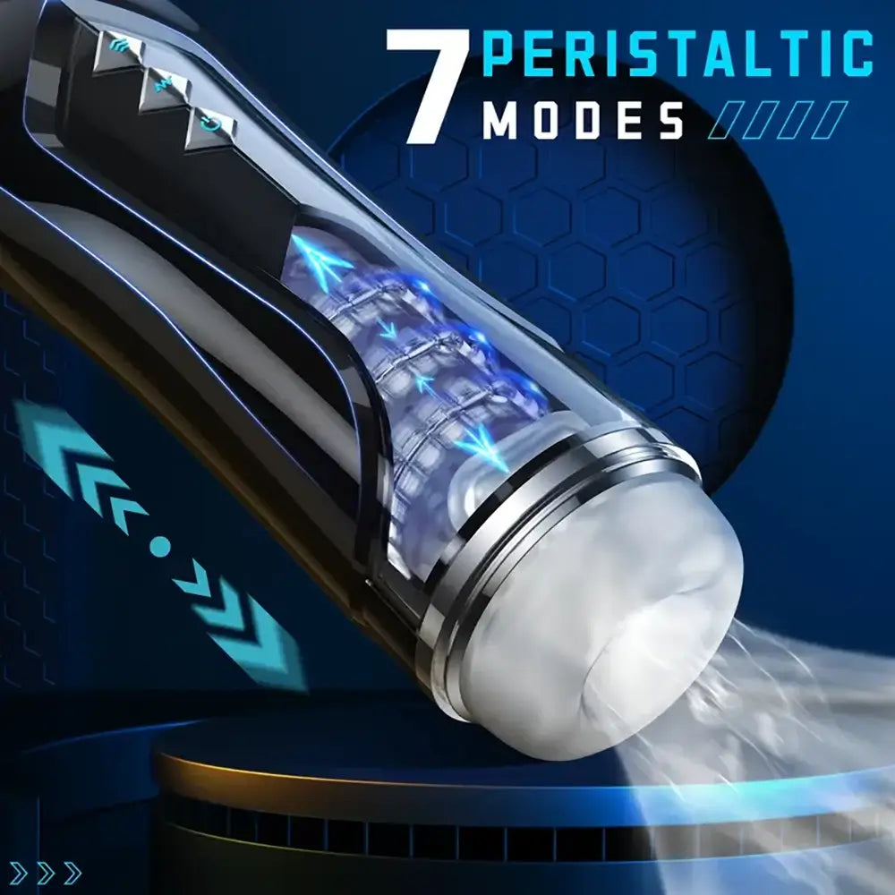 7 Thrusting Vibration Hands Free Blowjob Machine Auto Masturbator