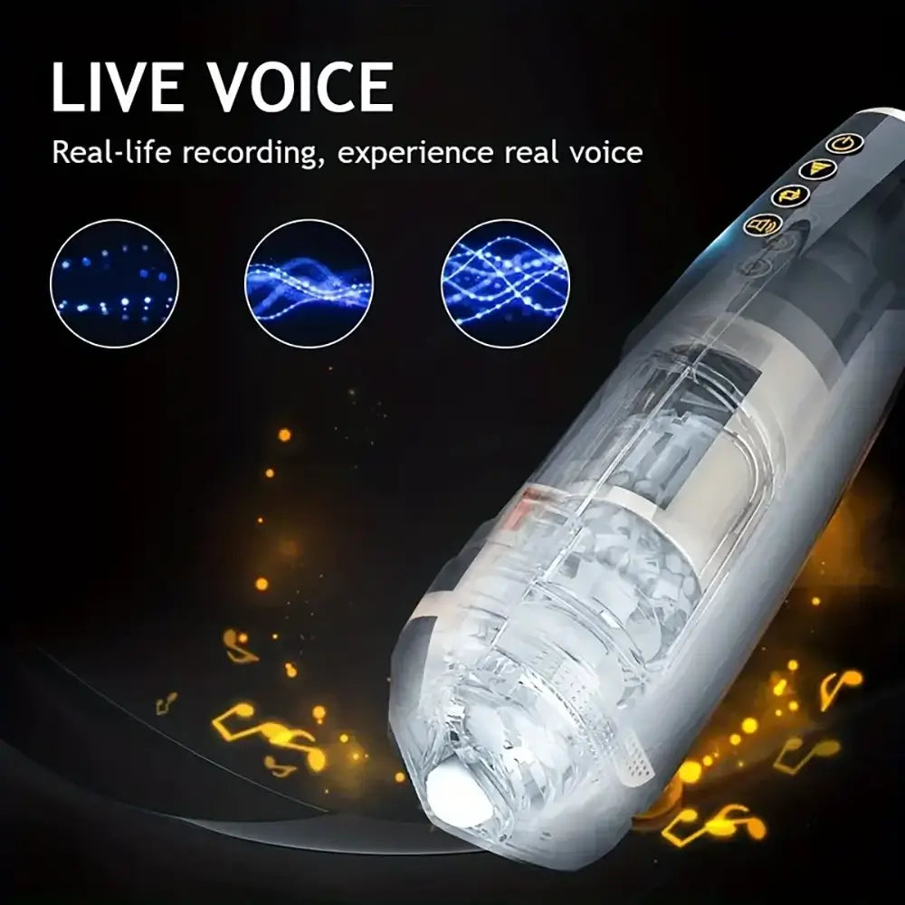 Squeezing High Speed Piston Qi Piston Rotation Stretching Masturbator