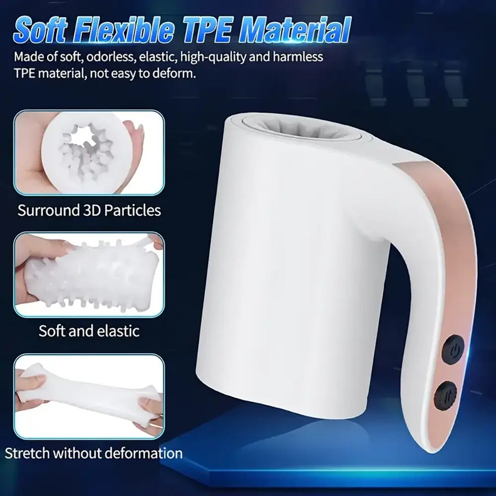 Telescopic Rotation Automatic Masturbator Cock Trainer For Men Sex