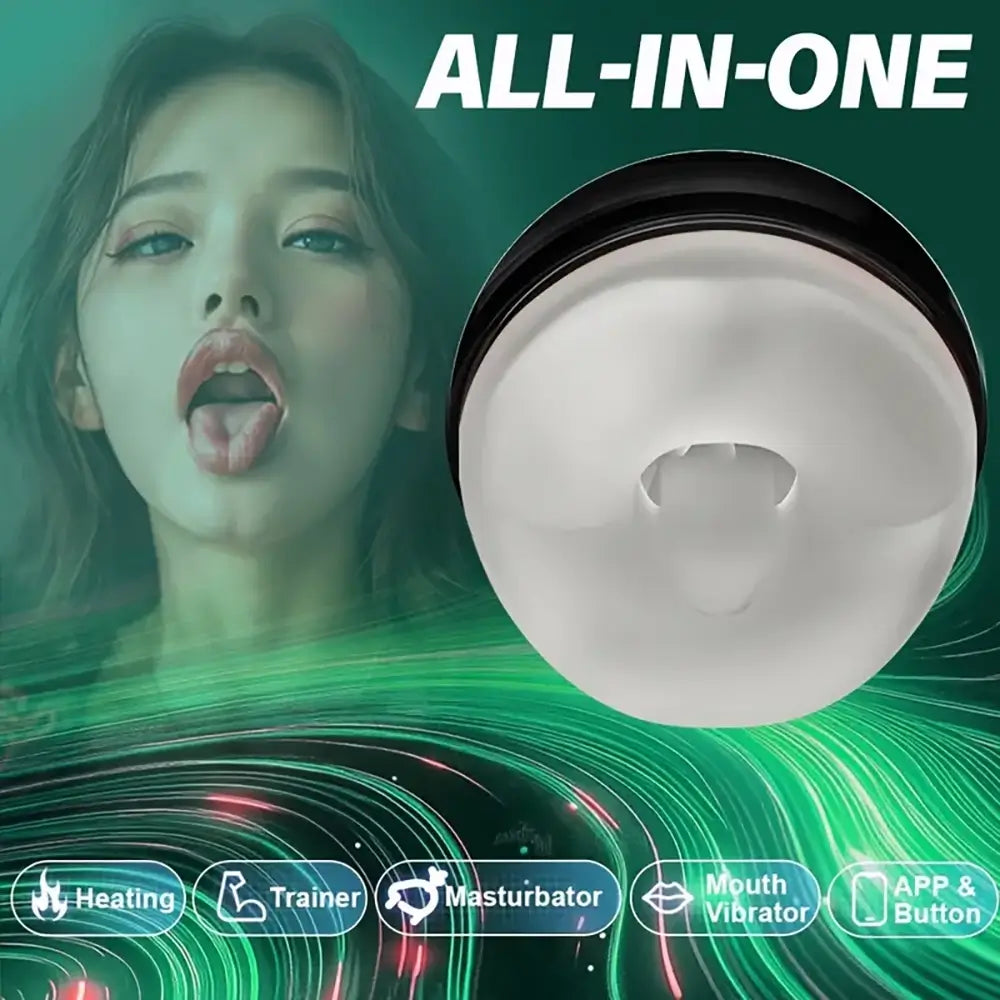 9 Vibrations Cock Trainer App Control Auto Masturbator With Heating Rod