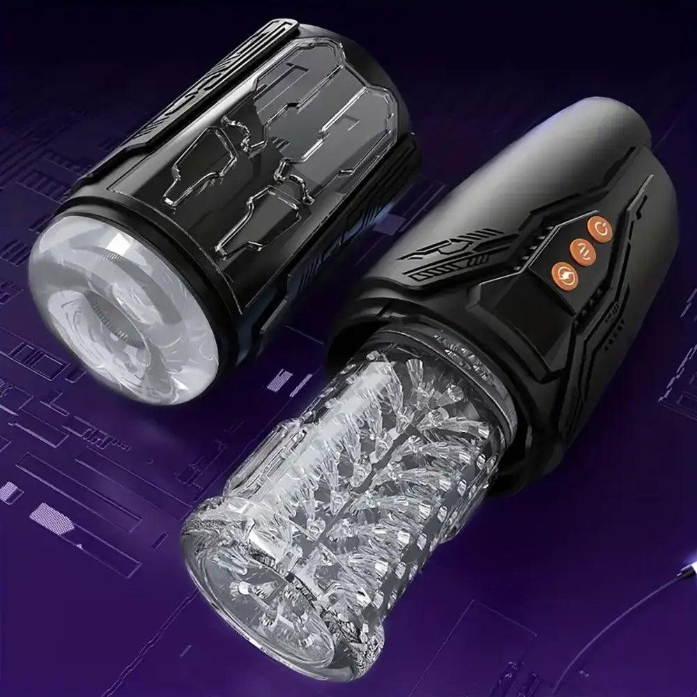 7 Rotating Thrusting 10 Vibrating Modes Dual Motors Male Masturbator