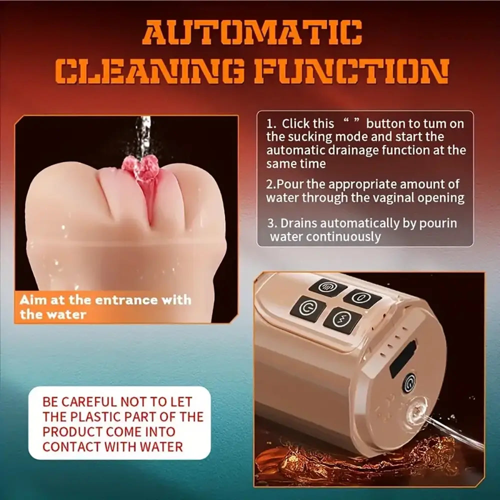 Ultimate Pleasure Pod with Mysterious Whirl Sucking Auto Masturbator
